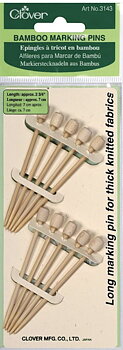 Clover Bamboo marking pins