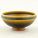 ベルント・フリーベリ 一点もの！ブラウン/イエロー色の器 Bowl（8cm)  1960年代