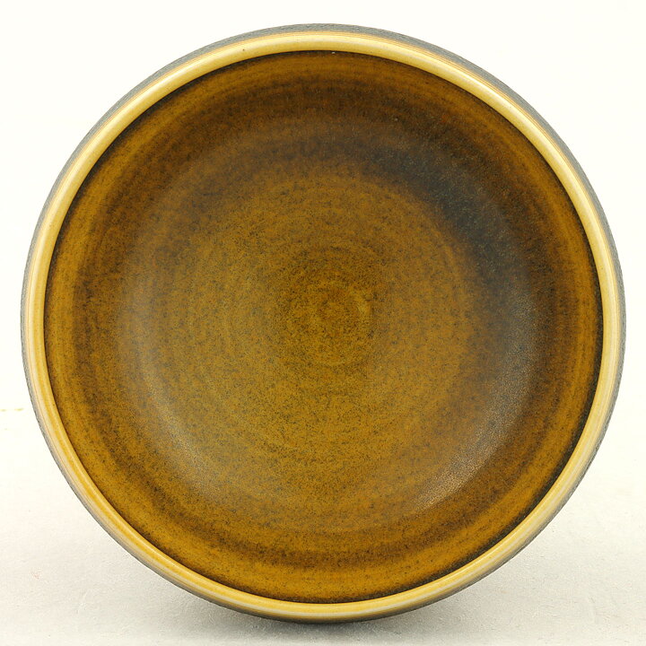Berndt Friberg (1960s) Unique Brown/Yellow Bowl 8 cm