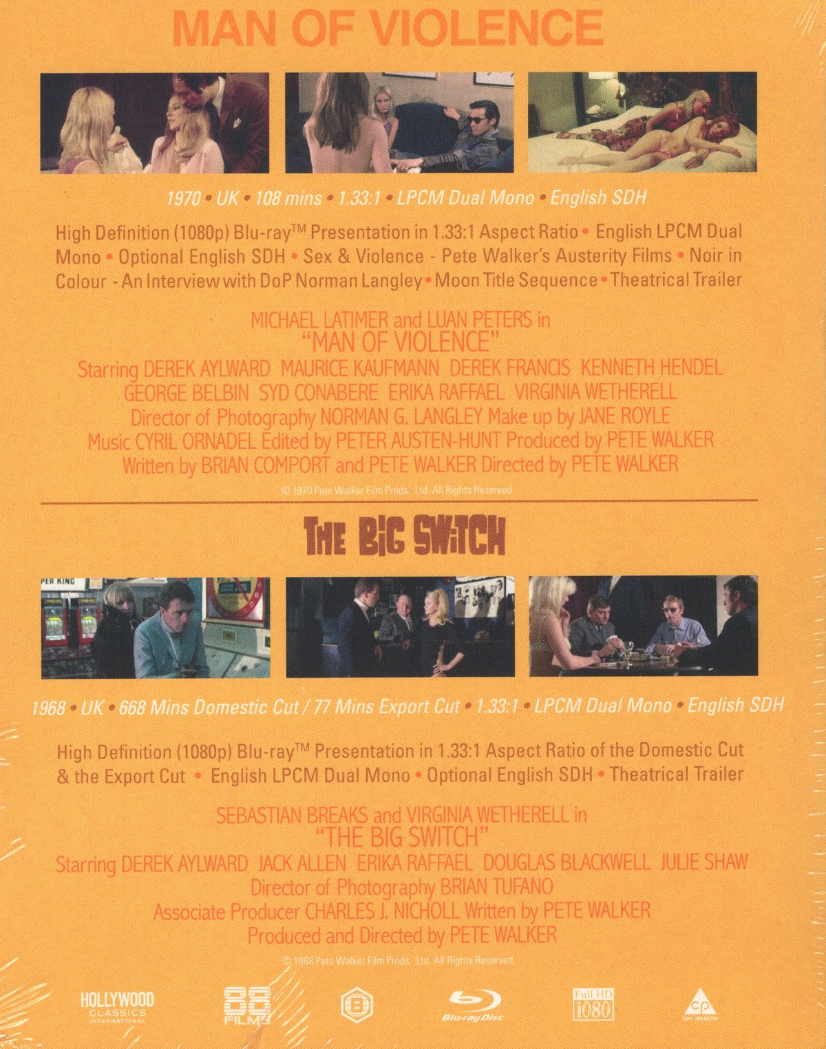 Man Of Violence / The Big Switch (ej svensk text) (Blu-Ray) - 2