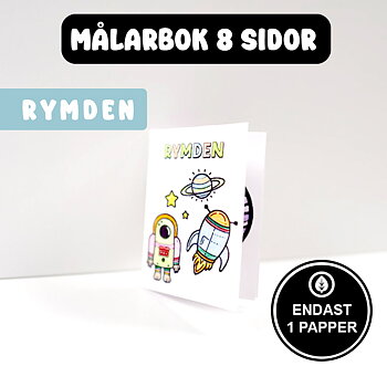 Målarbok Rymden