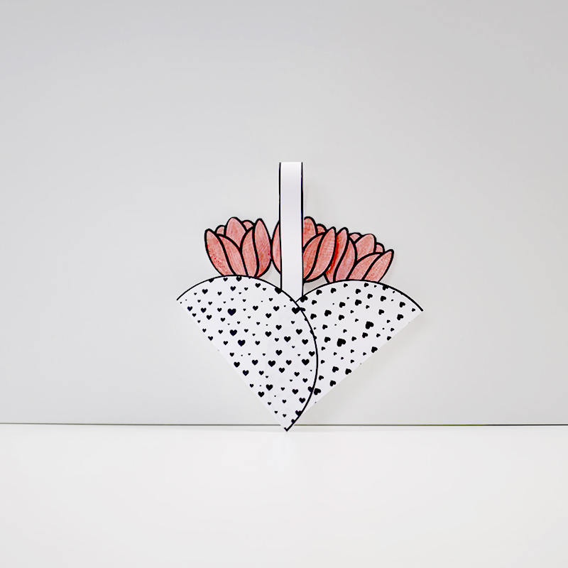mors dag pyssel blomkorg 2
