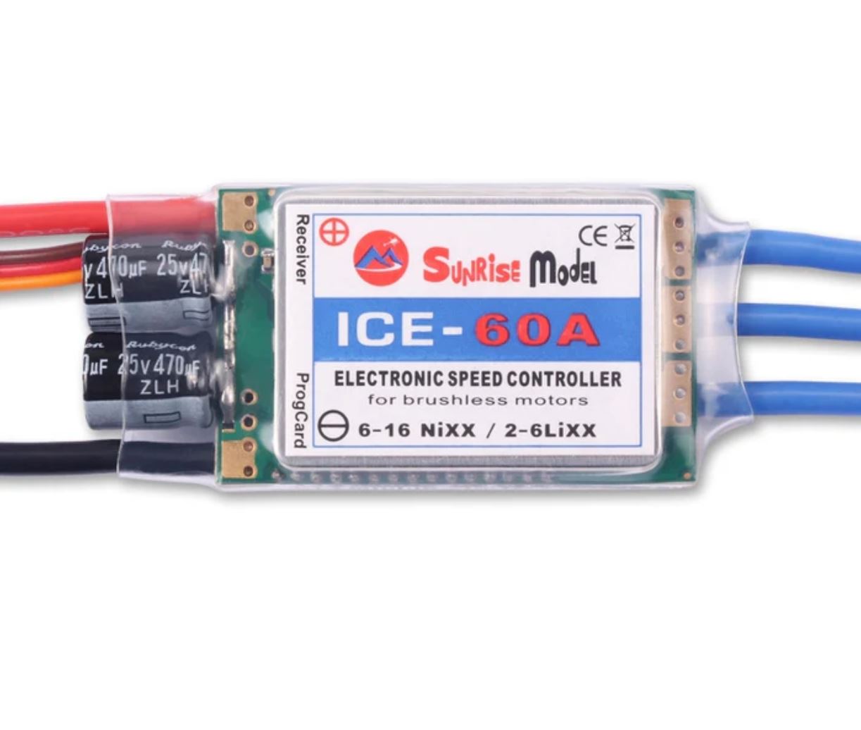 E2K Rev Limiting Flashed 60A Esc