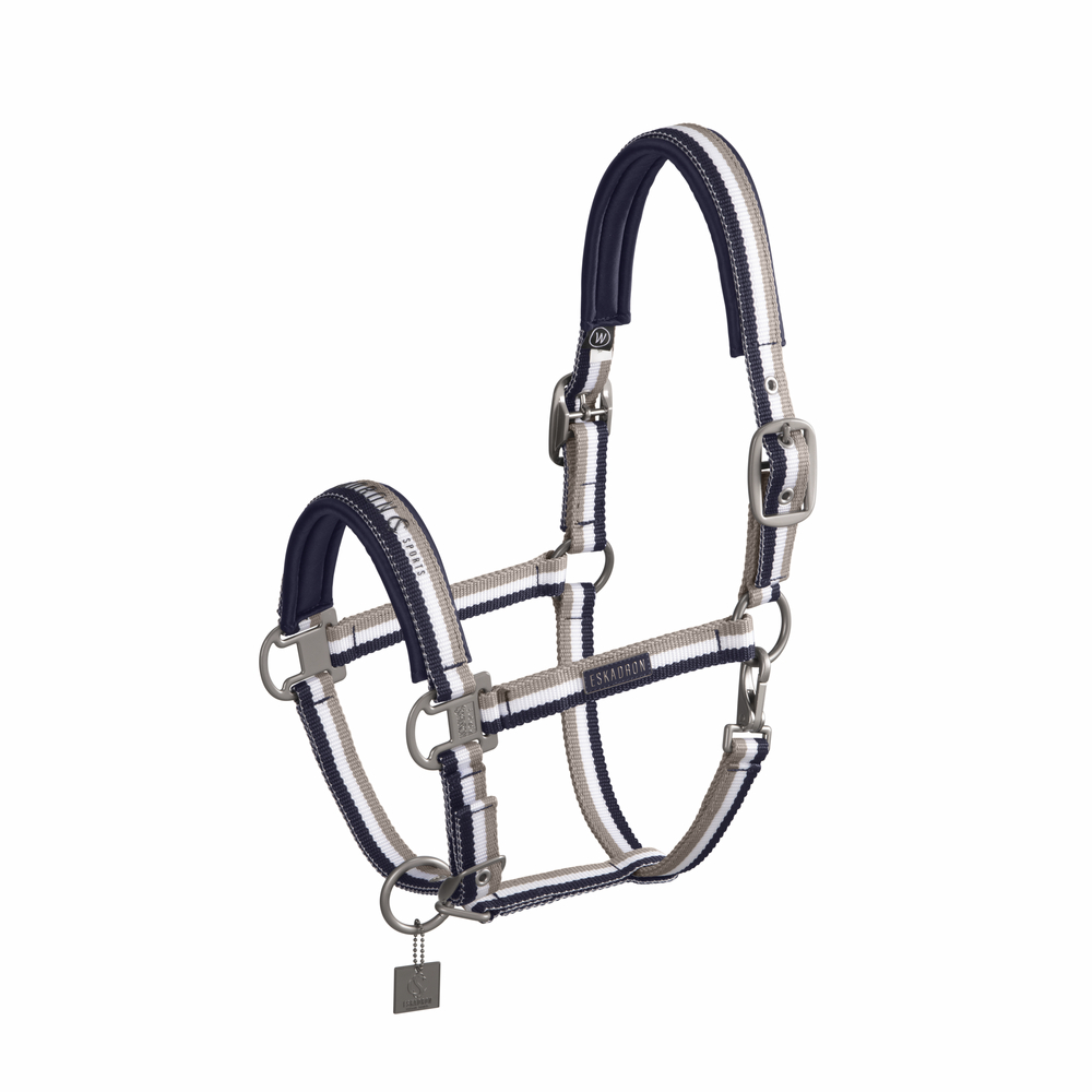 Eskadron Classic Sports 24 S/S Double Pin Grimma - Navy/Vit/Velvet Taupe (Cob)