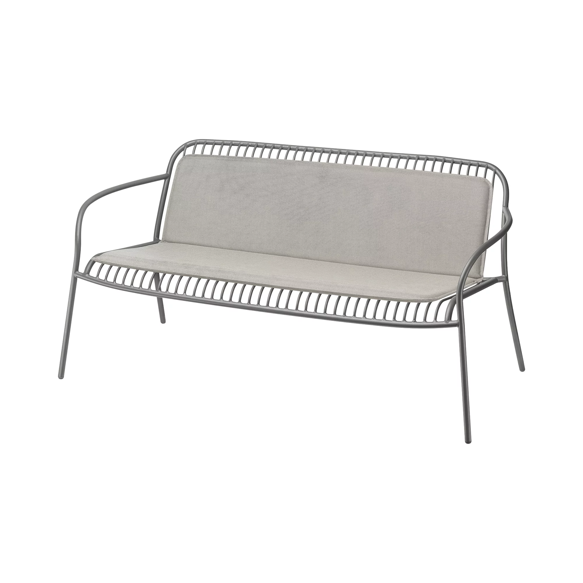 YUA cushion for lounge sofa mottled grey 111 x 75 cm. - 3