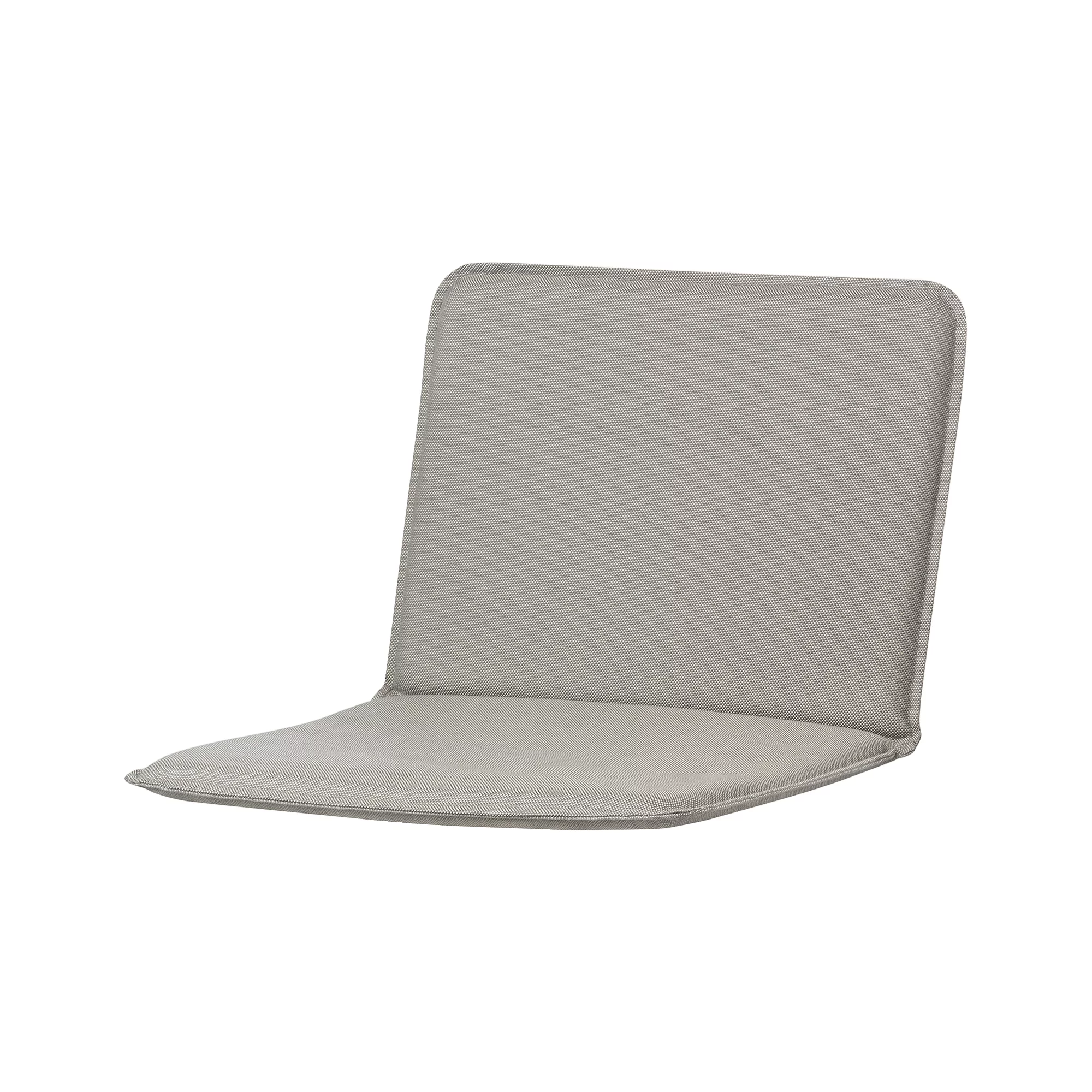 Cushion YUA for armchair mottled grey 39 x 66 cm