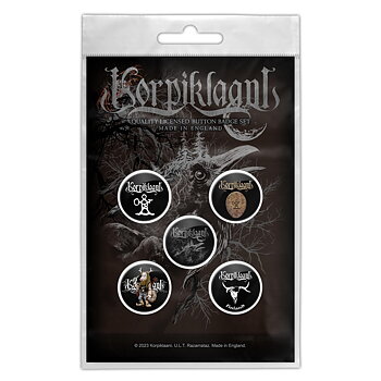 Korpiklaani Raven Badge Pack