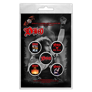 Dio We Rock Badge Pack