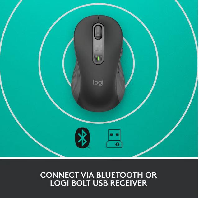 Logitech Signature M650 Large trådlös mus (grafitgrå), Vänsterhänt - 6