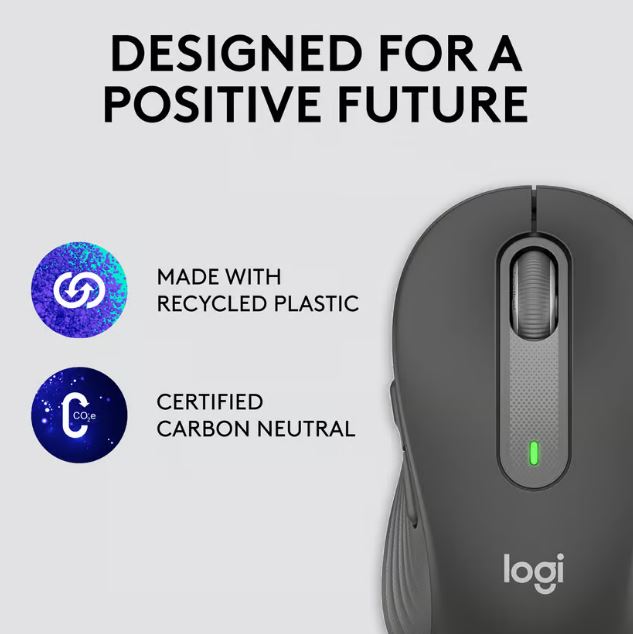 Logitech Signature M650 Large trådlös mus (grafitgrå) Högerhänt - 6