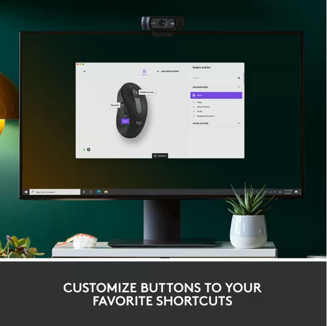 Logitech Signature M650 Large trådlös mus (grafitgrå) Högerhänt - 7