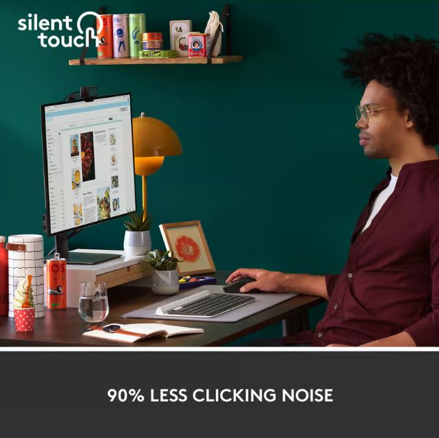 Logitech Signature M650 Large trådlös mus (grafitgrå) Högerhänt - 5