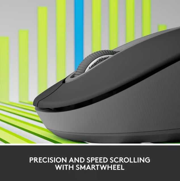 Logitech Signature M650 Large trådlös mus (grafitgrå) Högerhänt - 3