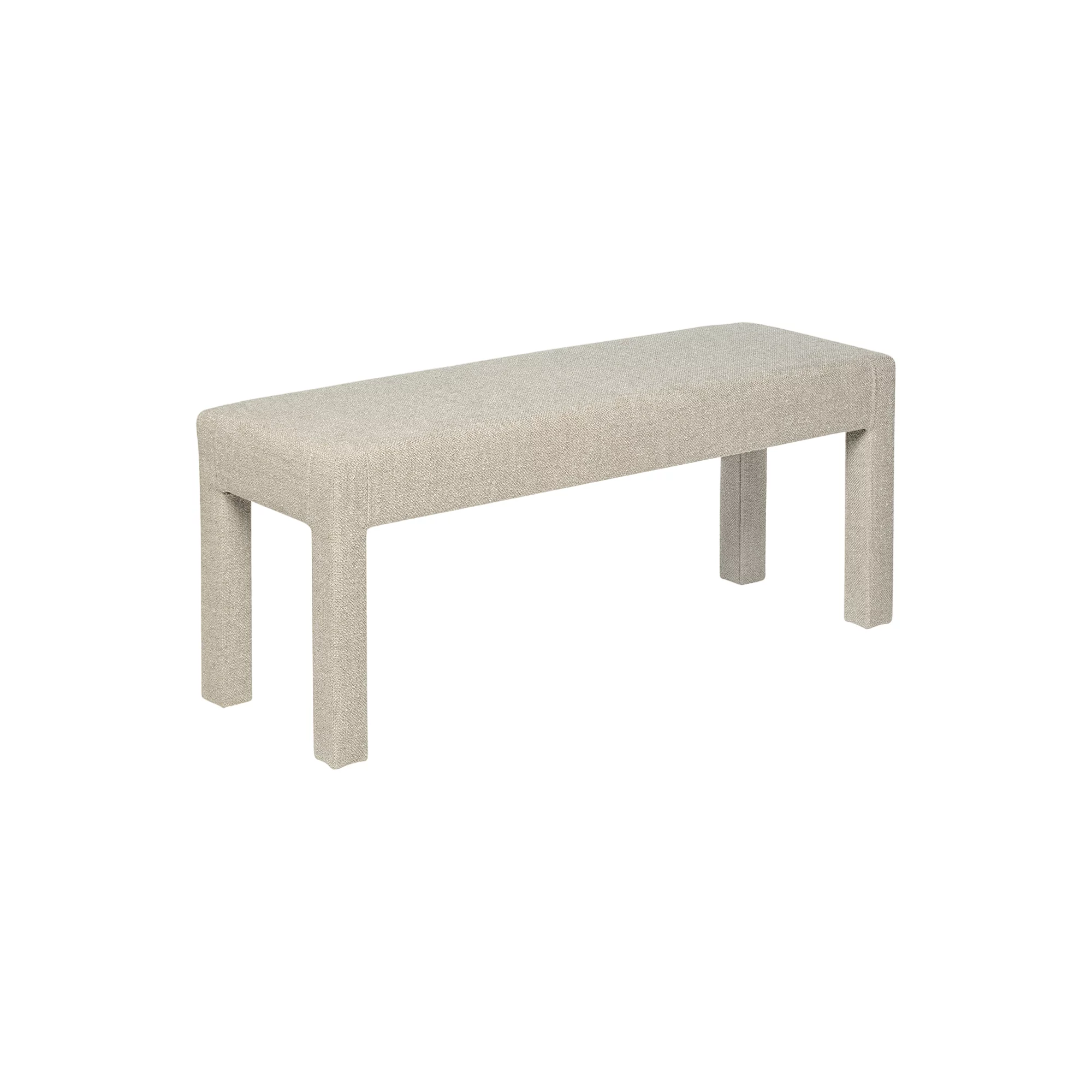 Bänk -SITTA- Tyg Boucla Färg Shitake - 2