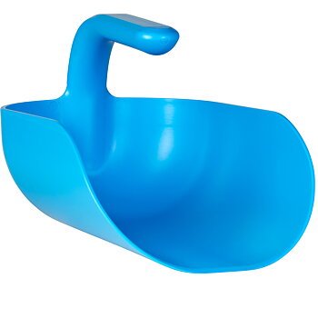 Ergonomisk skopa 2 liter, blå