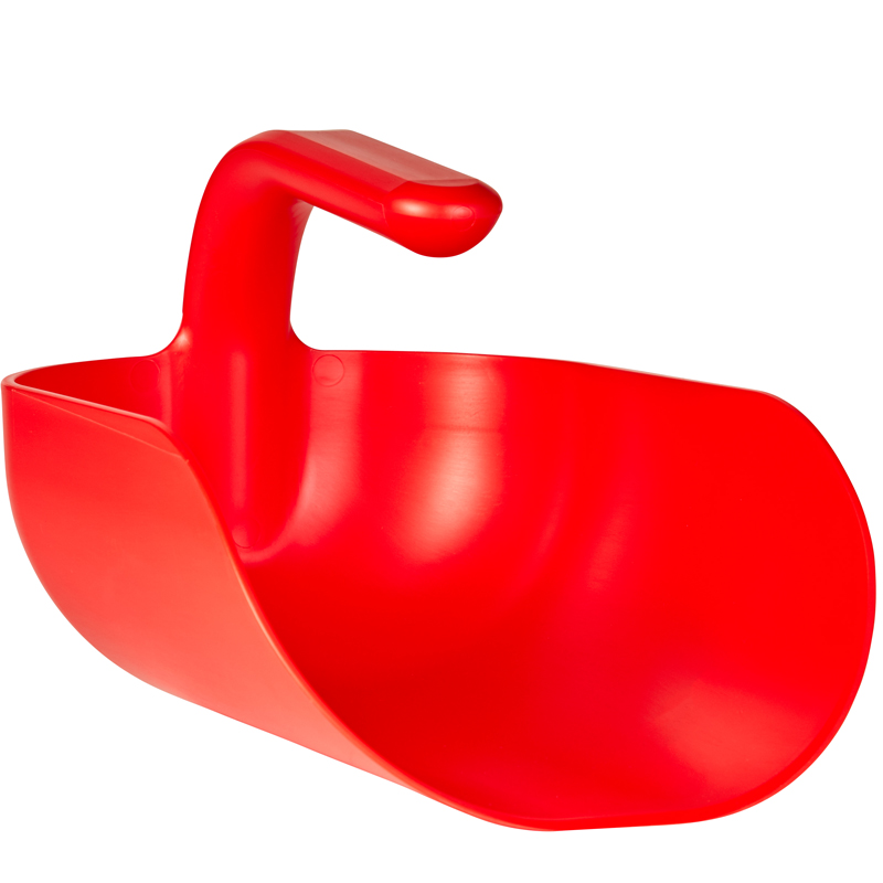 Ergonomisk skopa 2 liter, röd