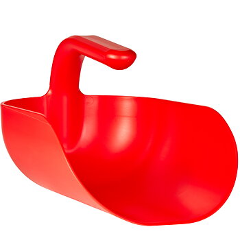 Ergonomisk skopa 2 liter, röd