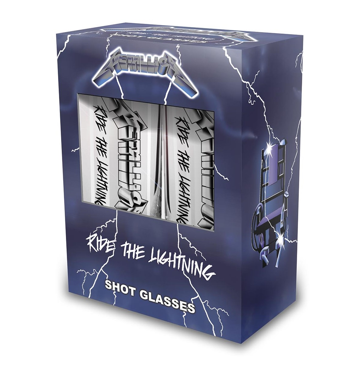Metallica Ride The Lightning 2 Shot Glas - 2