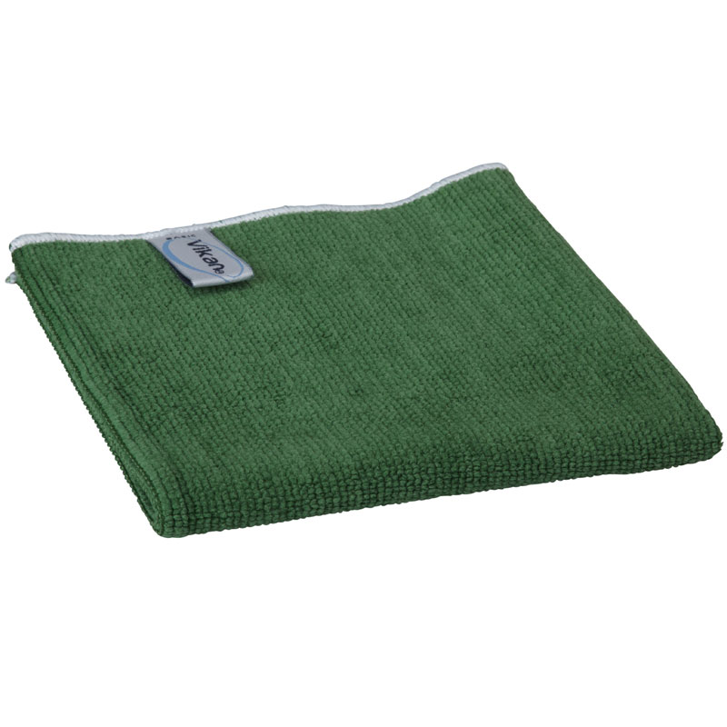 Mikrofiberduk, 32x32 cm, 5-pack, grön