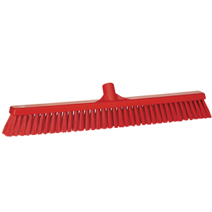 Sopborste, 610 mm, mjuk, röd