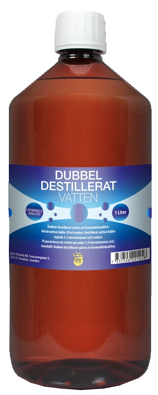 Destillerat/ Avmineraliserat Vatten 1L - 2