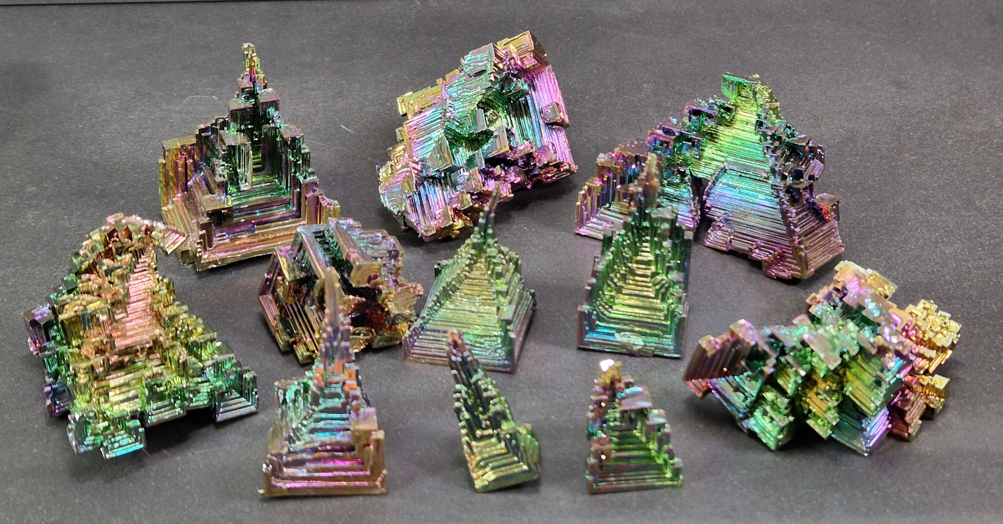 Bismuth / Wismut Kristall, 3 - 10 gram