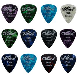 Alice AP-12A Mix Plektrum, 12-pack