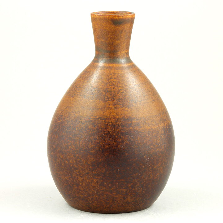 Triller Tobo (1950s) Unique Brown Vase 15 cm