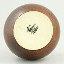 Triller Tobo (1950s) Unique Brown Vase 15 cm