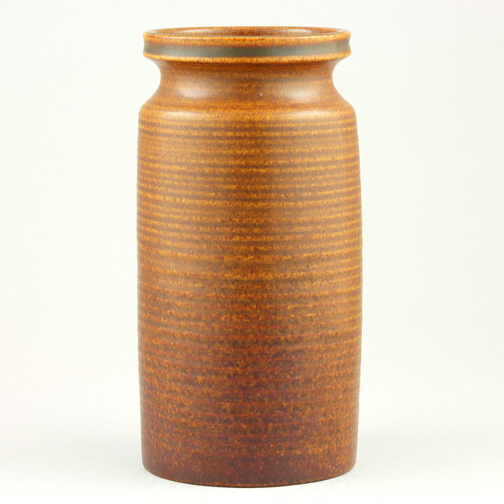 Triller Tobo (1950s) Unique Brown Vase 17 cm