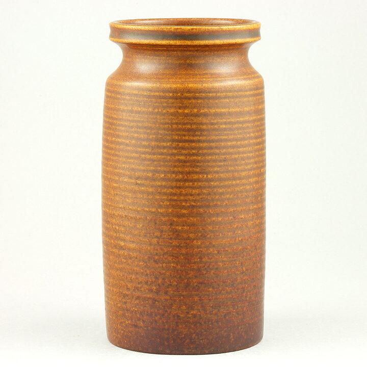 Triller Tobo (1950s) Unique Brown Vase 17 cm