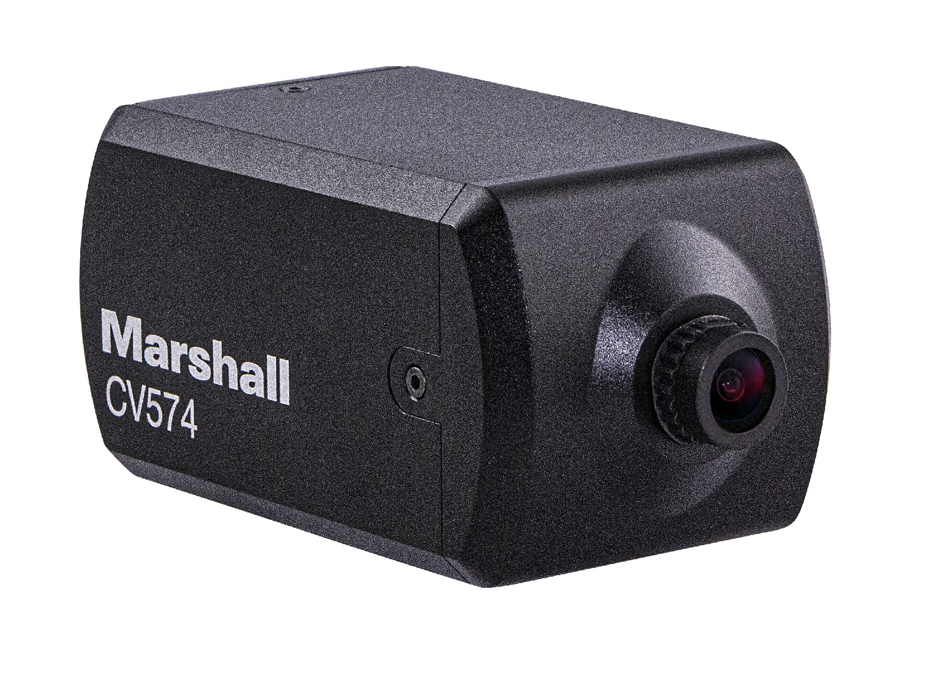 Marshall CV574 NDI 4K UHD Mini Broadcast Camera with 4.0mm Interchangeable Lens - NDI│HX3, IP & HDMI Outputs