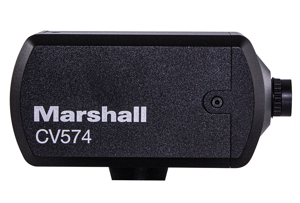 Marshall CV574 NDI 4K UHD Mini Broadcast Camera with 4.0mm Interchangeable Lens - NDI│HX3, IP & HDMI Outputs - 2