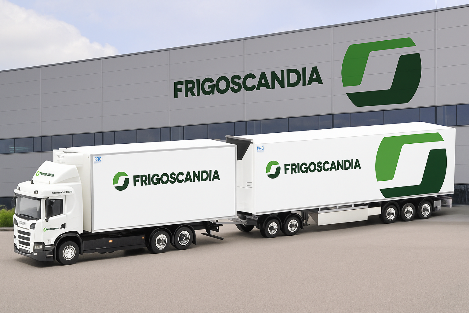Scania CR20 ND refrigerated swedish box truck "Frigoscandia" (Sweden/Helsingborg) - 2
