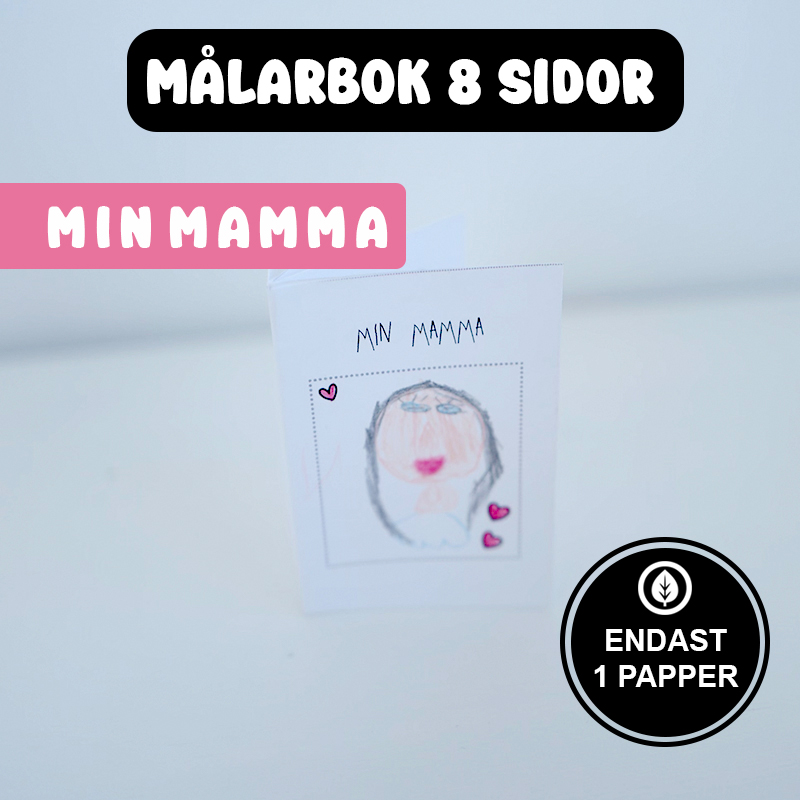 målarbok om min mamma barn