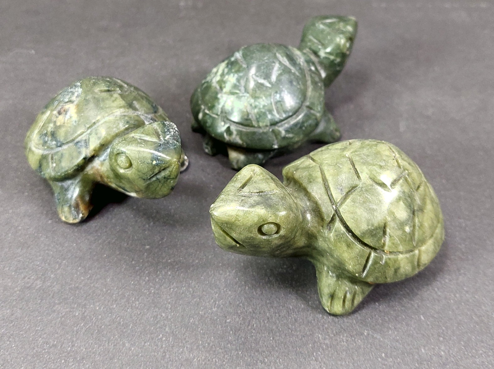 Grön Serpentin Sköldpadda