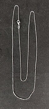 "Box" - Kedja i Sterling Silver, 1.2mm - 45cm