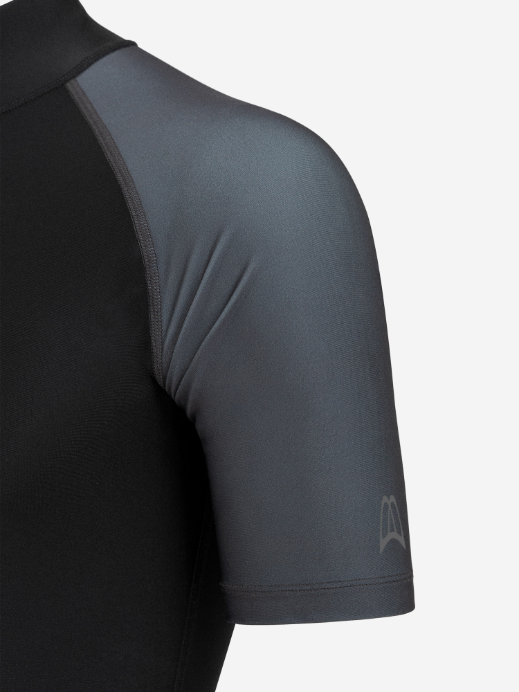 Orca Bossa Black Rash Vest Men Surf T-Shirt - 4