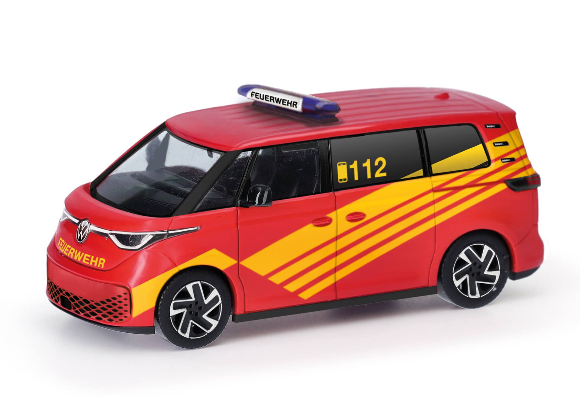 Volkswagen (VW) ID. Buzz, fire department command Vehicle