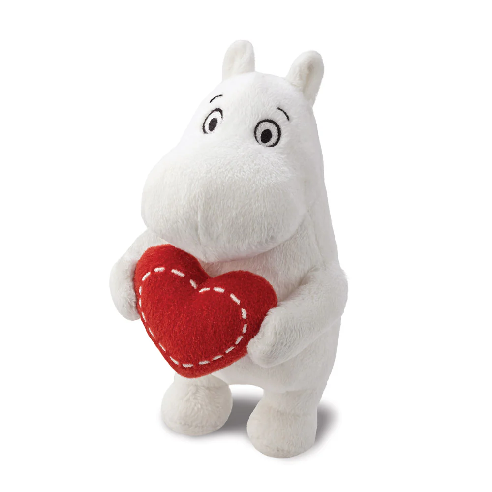 Moomintroll Plush Toy - Heart - 18 cm - 3