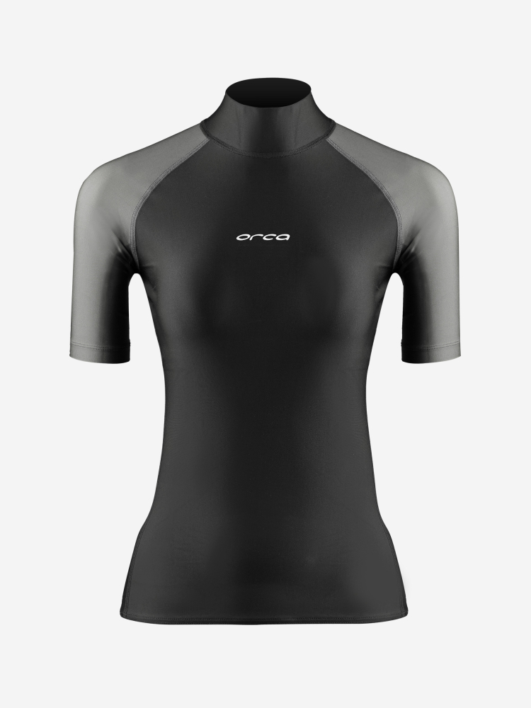 Orca Bossa Black Rash Vest Women Surf T-Shirt