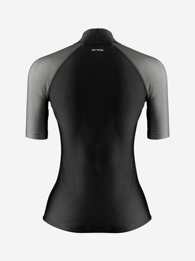 Orca Bossa Black Rash Vest Women Surf T-Shirt - 2