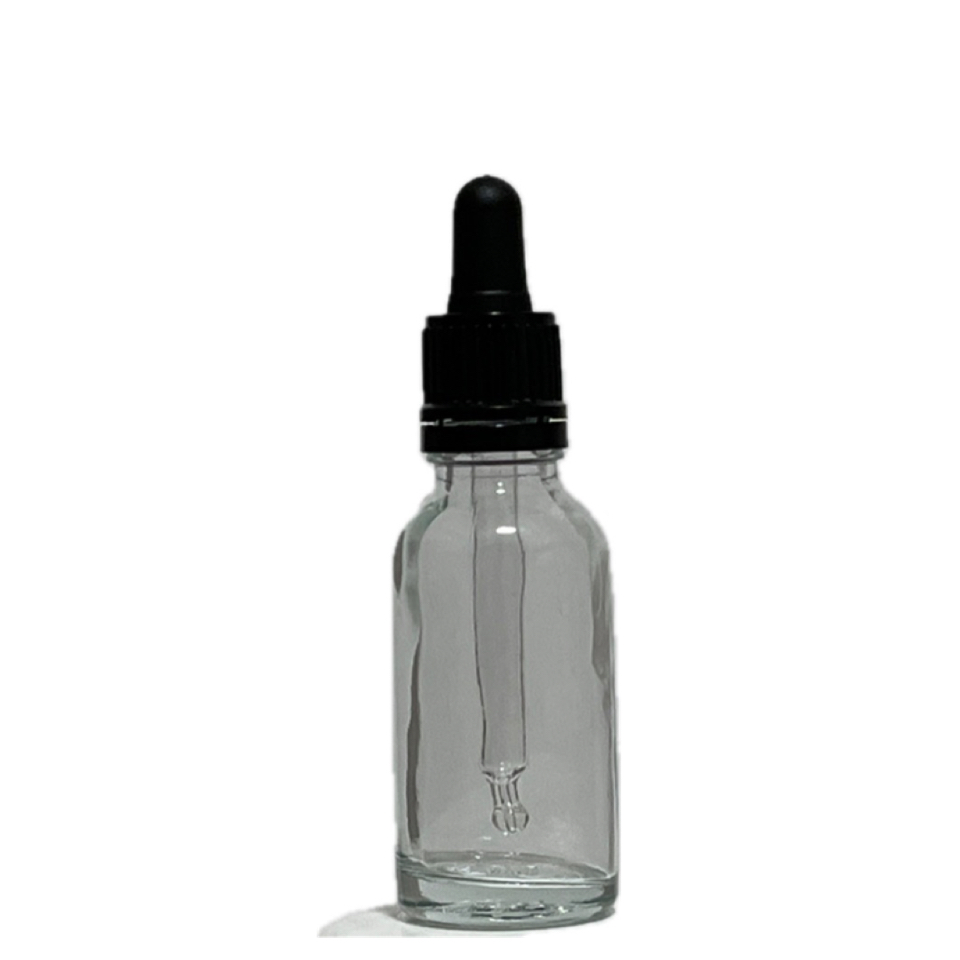 Tom glasflaska med pipett - 30 ml