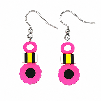 Earrings Candy English licorice Pink 