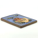 Aimo Nietosvuori (1960s) Rectangular Wall Plaque with Bird Nest Motif 26 cm