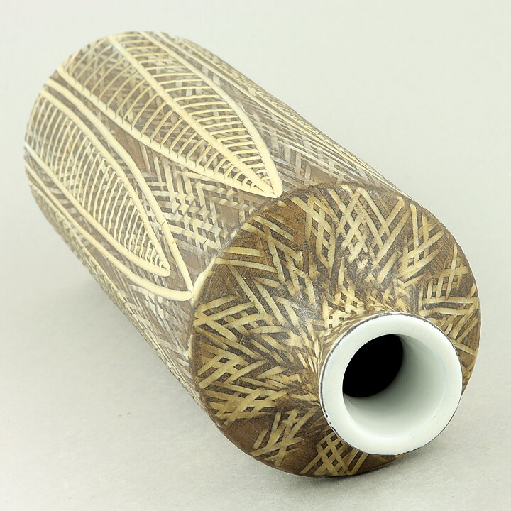 マリ・シムルソン Nigeriaシリーズ 細長い円筒形の花瓶 Vase (32cm) 1957年