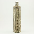 Mari Simmulson (Nigeria 1957) Cylinder Vase with Leaf Decor 32 cm