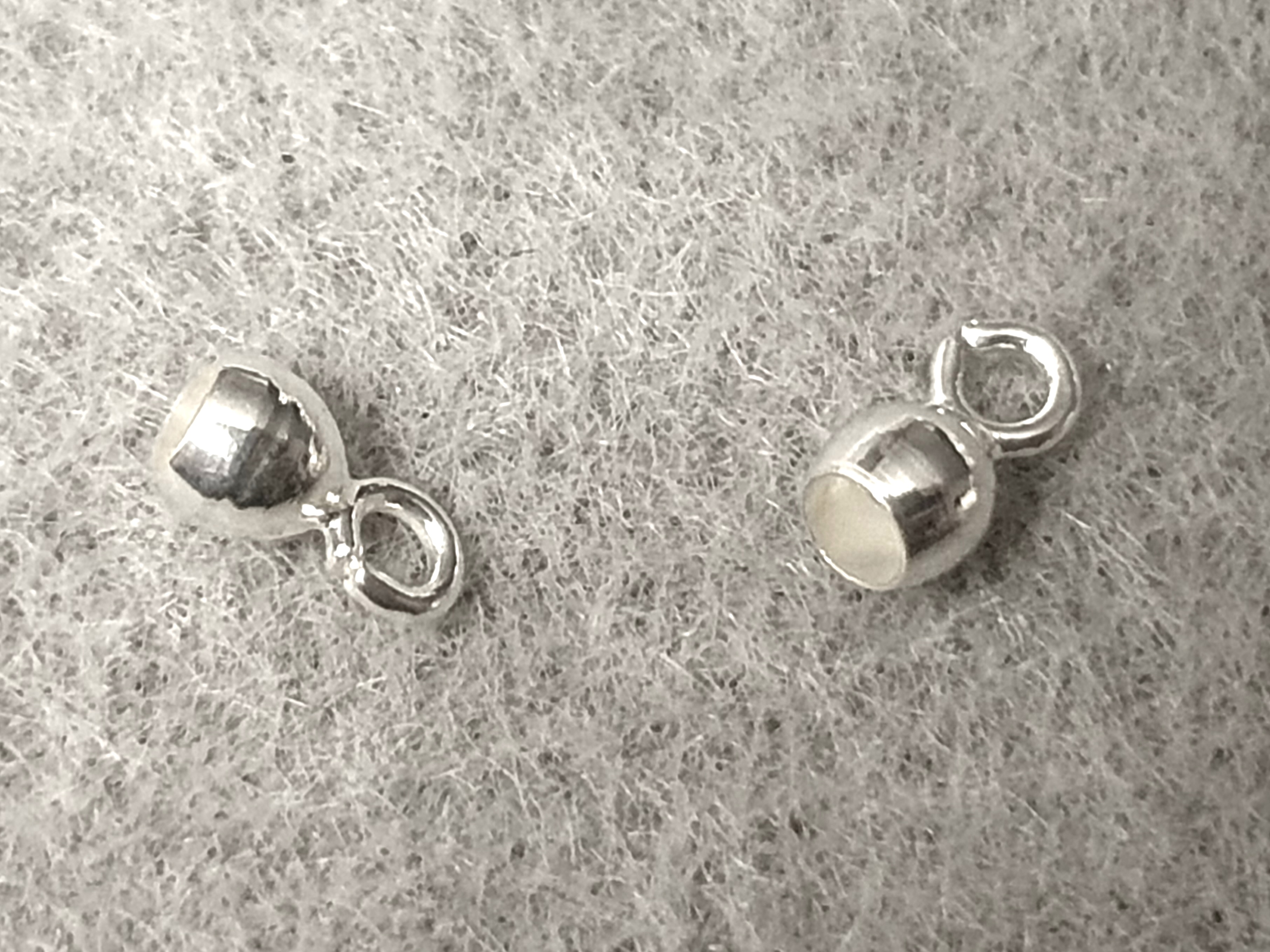 Double 3,5mm open fixing ring (opening approx. 2,3mm) 2 pcs/pack Price/pack 925-silver