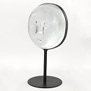 Erik Höglund (1960s) Clear Glass Sculpture with Woman Motif 26 cm