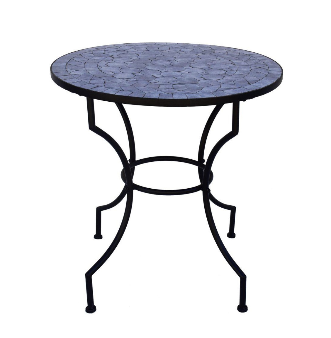 Bord / Blå mosaik / Dia 70cm